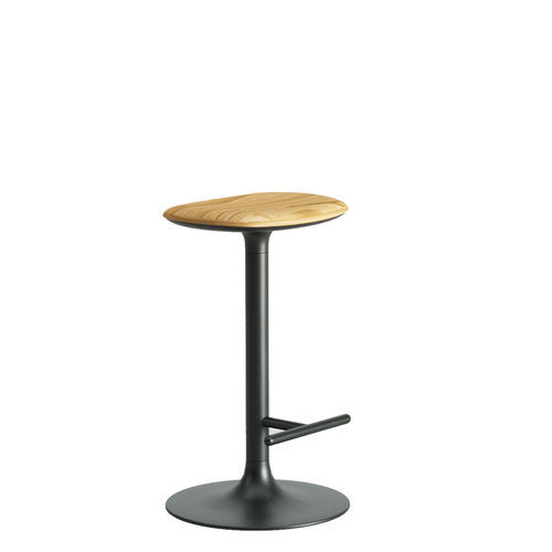 Sgabello da bar design scandinavo - FLINK - Infiniti - in legno massiccio / in frassino / con supporto in acciaio