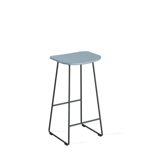 Sgabello design minimalista - KLEJN - Infiniti - in frassino / in polipropilene / con supporto in acciaio