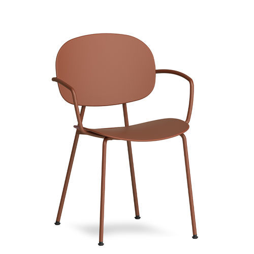 Sedia da pranzo design scandinavo - TONDINA POP - Infiniti - da interno / da esterno / in polipropilene