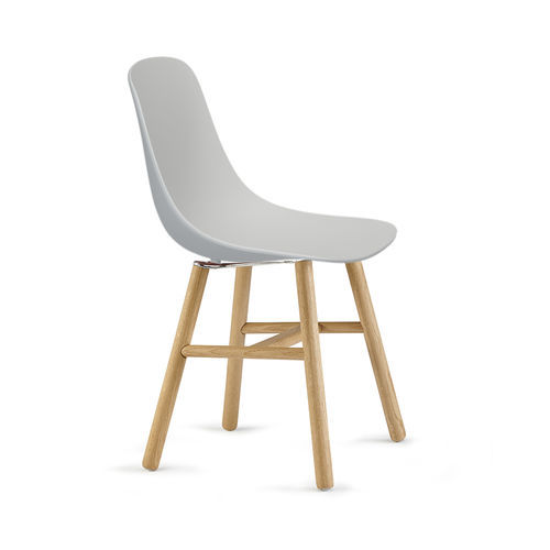 Sedia da pranzo Retro - PURE LOOP BINUANCE - Infiniti - da interno / in polipropilene / con supporto in legno