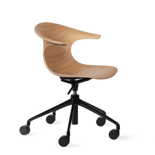 Sedia da ufficio contemporanea - LOOP 3D - Infiniti - da interno / in polipropilene / in legno