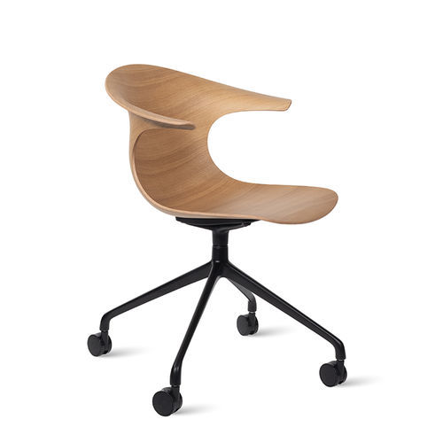Sedia da ufficio contemporanea - LOOP - Infiniti - da interno / in legno / di lunga durata