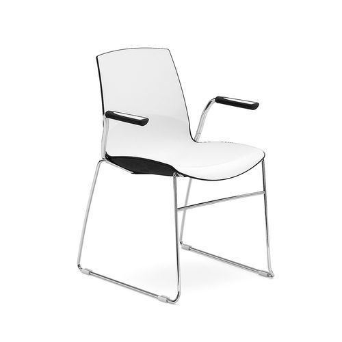 Sedia contemporanea - NOW - Infiniti - da interno / in polipropilene / in acciaio