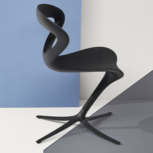 Sedia design - CALLITA - Infiniti - da interno / in poliuretano / con base in poliuretano