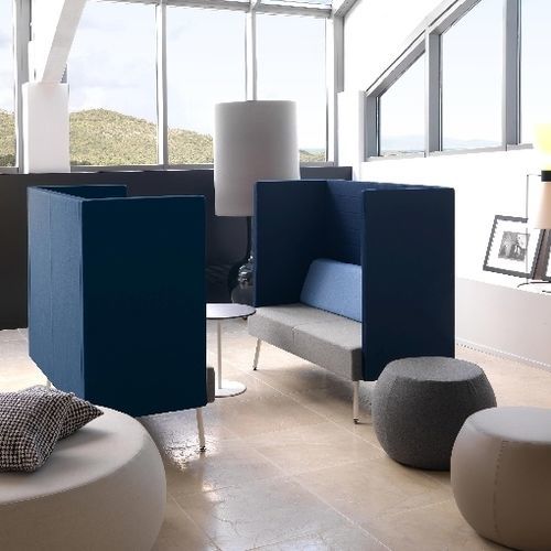 Divano contemporaneo - LOFT X - Quinti. - in tessuto / con braccioli / con schienale alto