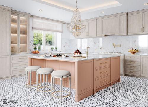 Cucina classica - DIRECTOIRE - AM LIVING - in legno laccato / modulare / con impugnature