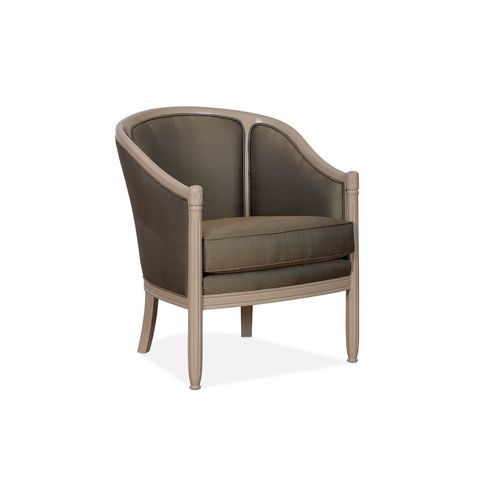Poltrona classica - DALILA - AM LIVING - in tessuto / in legno laccato / con cuscino rimovibile