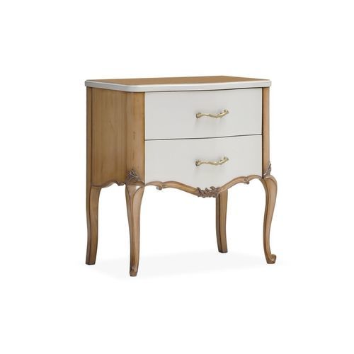 Comodino in stile - FLORENCE - AM LIVING - in legno laccato / con supporto in legno / rettangolare