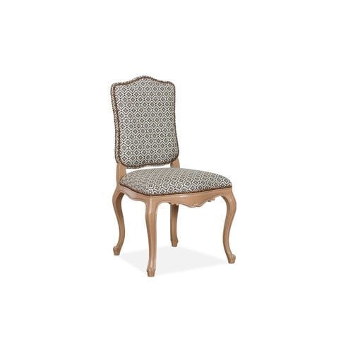 Sedia da pranzo in stile - FRANCIS - AM LIVING - da interno / in tessuto / con supporto in legno