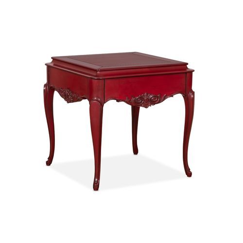 Tavolo d'appoggio in stile - GALA - AM LIVING - in legno laccato / con supporto in legno / quadrato