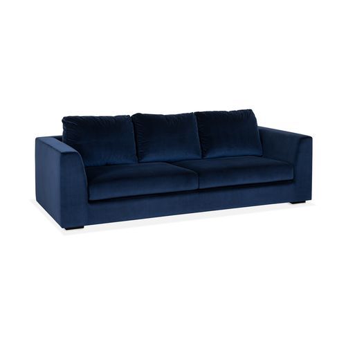 Divano contemporaneo - GEORGE - AM LIVING - in velluto / con braccioli / con cuscino rimovibile