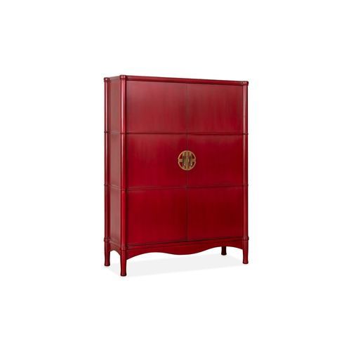 Mobile bar in stile - ORIENTAL - AM LIVING - in legno laccato / con sportello battente / con cassetti