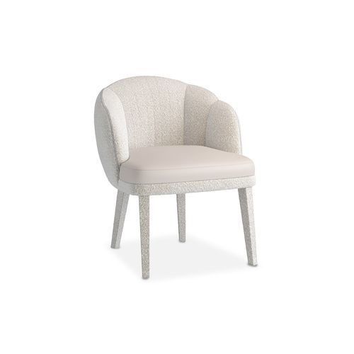 Sedia contemporanea - CARESS - AM LIVING - da interno / in tessuto / con supporto in legno