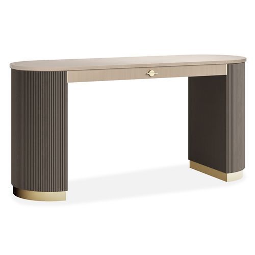 Scrivania da terra - AIM - AM LIVING - contemporanea / in legno laccato / dritta