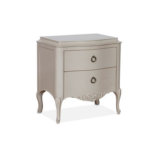 Comodino in stile - GALA II - AM LIVING - in legno laccato / con supporto in legno / rettangolare