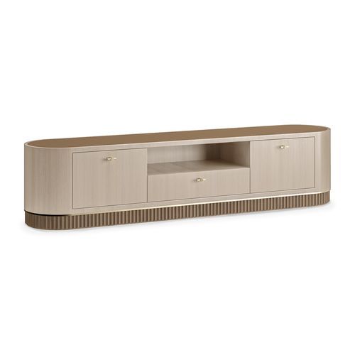 Mobile porta TV contemporaneo - KEEN - AM LIVING - con cassetti / con vano contenitore / in legno