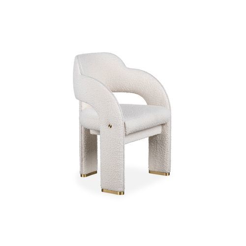 Sedia contemporanea - MELLOW - AM LIVING - da interno / in tessuto / con supporto in ottone