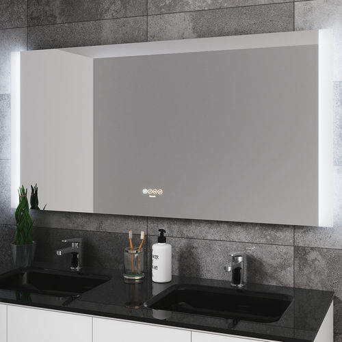 Specchio da bagno a muro - DOUBLE BLUE - BISELARTE - per hotel / per camera d'hotel / per bagno pubblico