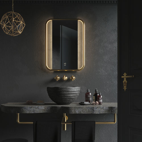 Specchio da bagno a muro - TUBE  - BISELARTE - per hotel / per camera d'hotel / professionale