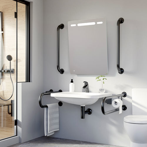Specchio da bagno a muro - ADAPT  - BISELARTE - per hotel / per camera d'hotel / per ospedale
