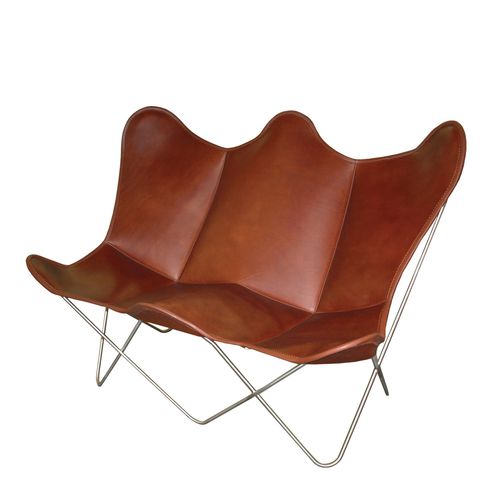 Divano compatto - HARDOY BUTTERFLY: TWIN  - WEINBAUMS - contemporaneo / in pelle / con rivestimento rimovibile