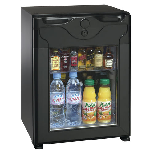 Minibar tre porte - PB A series - Vingcard - vetrato / con illuminazione incorporata / per hotel