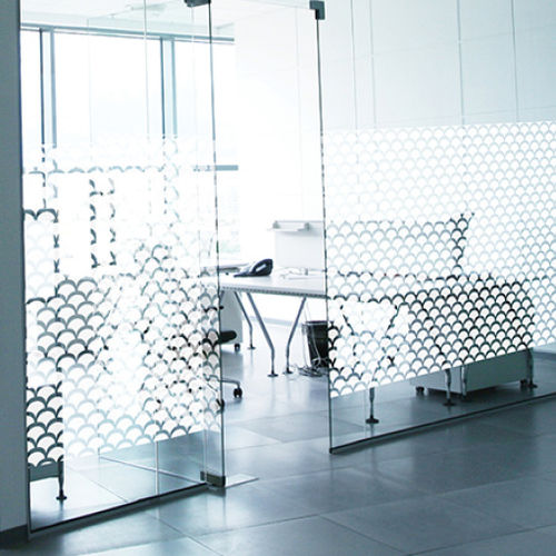 Pellicola decorativa per applicazione su vetro - ATOMA - SolarScreen International - per parete / in PET / adesiva