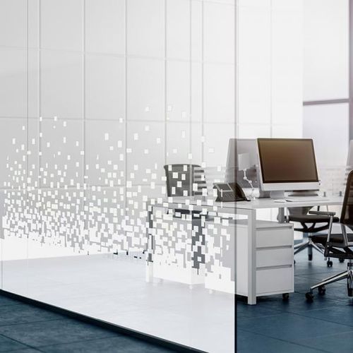 Pellicola decorativa per applicazione su vetro - PIXEL - SolarScreen International - per parete / in PET / adesiva