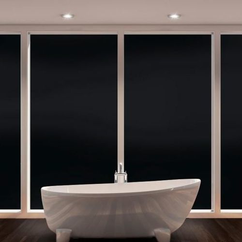Pellicola decorativa per finestra - Black Opaque - SolarScreen International - per applicazione su vetro / in PET / adesiva