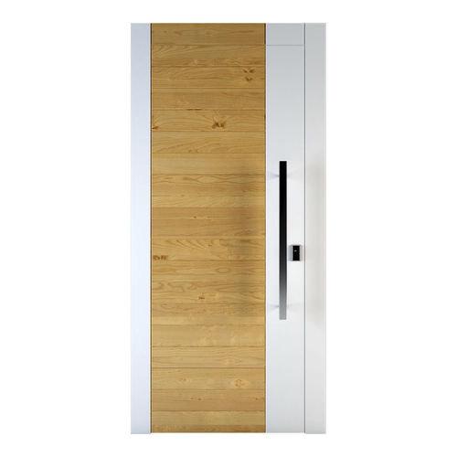 Porta d'ingresso - KOMMOS - Block95 Wooden Doors And Windows - in legno massiccio / battente / a bilico