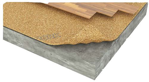 Sottofondo resiliente in fogli - ACOUSTICORK C31 - Total Vibration Solutions TVS - in sughero