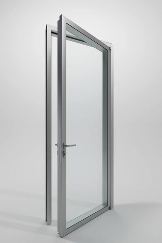 Porta da interno - FRAMED DOUBLE - DIVILUX - in vetro / in metallo / battente