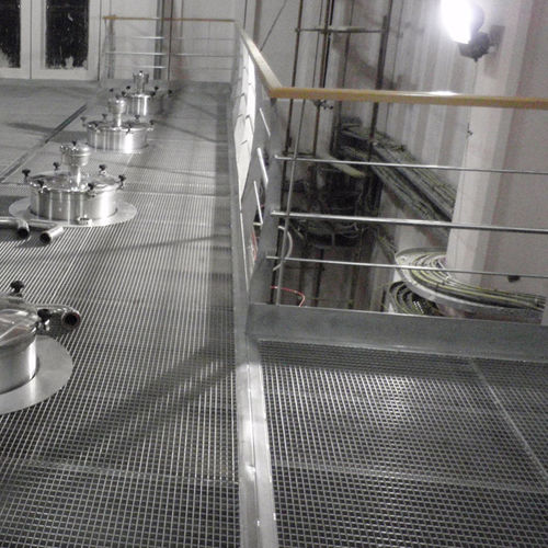 Grigliato in alluminio - PRESS-LOCKED - JK TECHNIC - per passerella industriale / per facciate / per soffitto