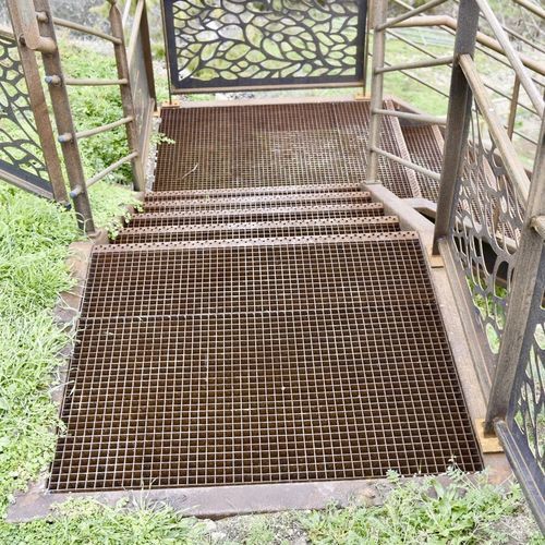 Grigliato in acciaio galvanizzato - Corten - JK TECHNIC - per facciate