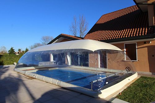 Pressostruttura per piscina pubblica - CRISTALBALL WHT - Favaretti