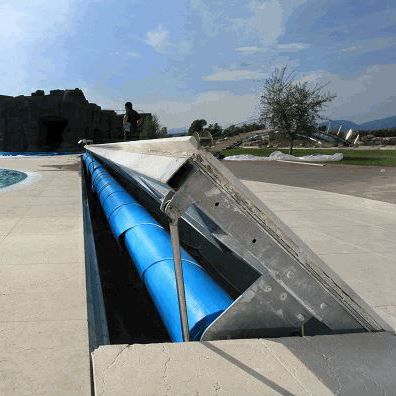Protezione per piscina a tapparella - CUSTOM LINE SERIES - Favaretti - automatica / di sicurezza / per piscina interrata