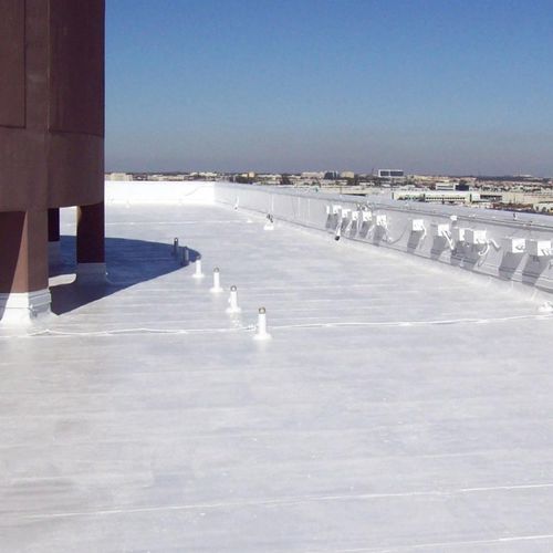 Membrana impermeabilizzante per drenaggio di terrazza - ArTech - per tetto piano / in rotoli / adesiva