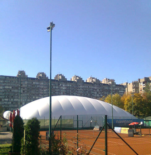 Pressostruttura per campo da tennis - ArTech - per piscina pubblica / per impianto sportivo