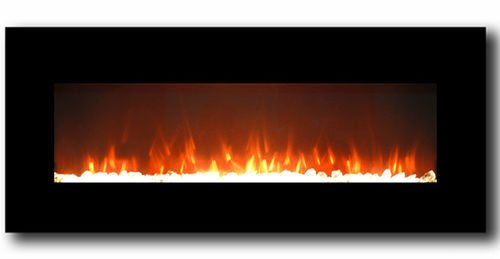 Camino elettrico - ESSEX  - Moda Flame - da incasso / Faccia singola / con focolare chiuso