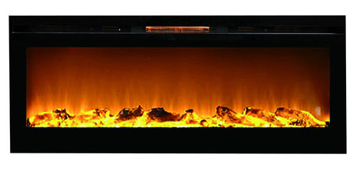 Camino elettrico - CYNERGY - Moda Flame - da incasso / Faccia singola / con focolare chiuso