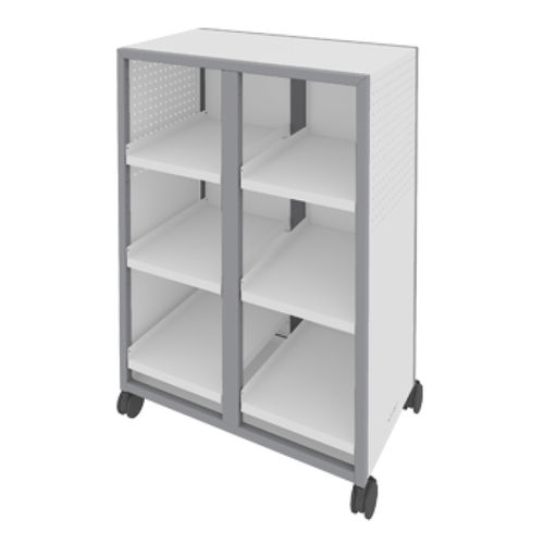 Mobile di stoccaggio mobile - MAKERSPACE - SHELVES - artcobell - con rotelle / per scuola / per il settore dell'educazione
