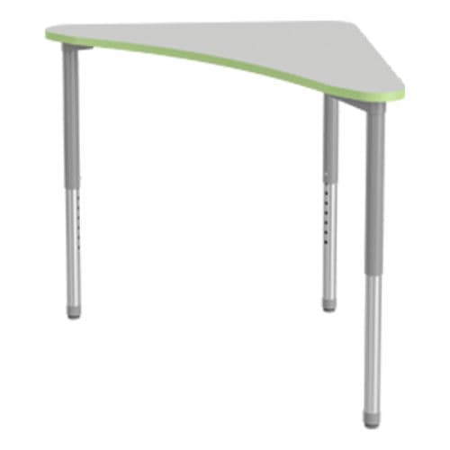 Tavolo per corsi di formazione contemporaneo - SWOOP - artcobell - in laminato / con supporto in metallo / triangolare