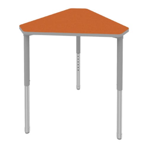 Tavolo per corsi di formazione contemporaneo - SAIL - artcobell - in laminato / con supporto in metallo / triangolare