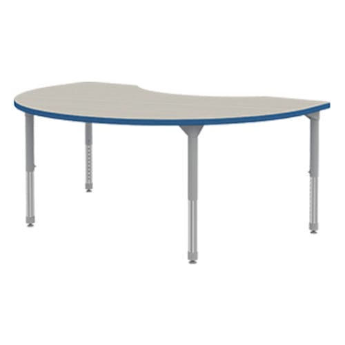 Tavolo per corsi di formazione contemporaneo - KIDNEY - artcobell - in laminato / con supporto in metallo / con rotelle