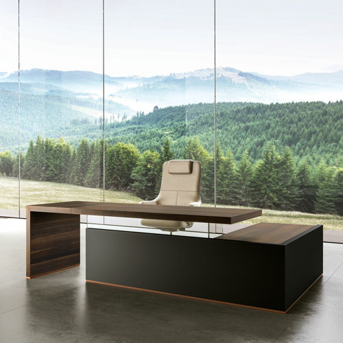 Scrivania direzionale - GOOD  - UFFICIO DESIGN ITALIA - da terra / contemporanea / in legno