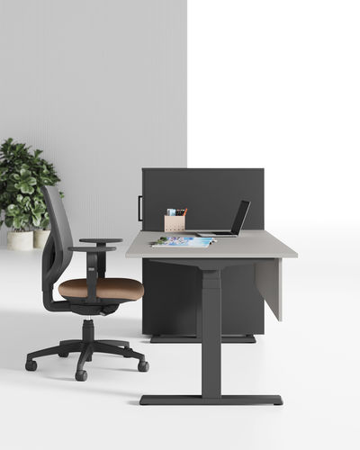Scrivania da terra - STAND - UFFICIO DESIGN ITALIA - multiposto / contemporanea / in metallo