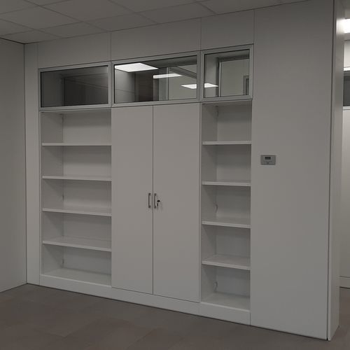 Parete a contenitore per ufficio - ONE - UFFICIO DESIGN ITALIA