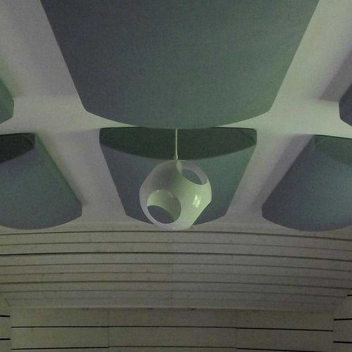 Pannello acustico per soffitto - EBONY® - Jocavi - Acoustic Panels, Lda - per muro / in poliuretano / rettangolare