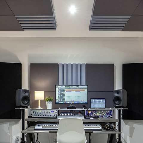 Pannello acustico per soffitto - MELLOWALLTRAP® - Jocavi - Acoustic Panels, Lda - per muro / in tessuto / rettangolare