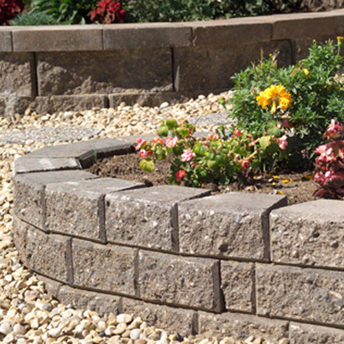 Bordura da giardino - YARDSTONE - Armtec - in pietra / rettangolare